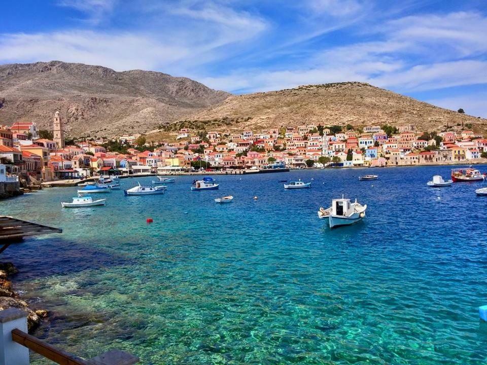 Amazing House In Halki Villa Eksteriør bilde